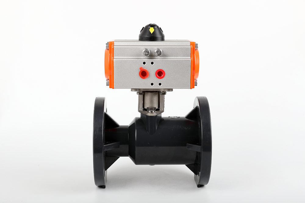 佛山气动法兰一体球阀